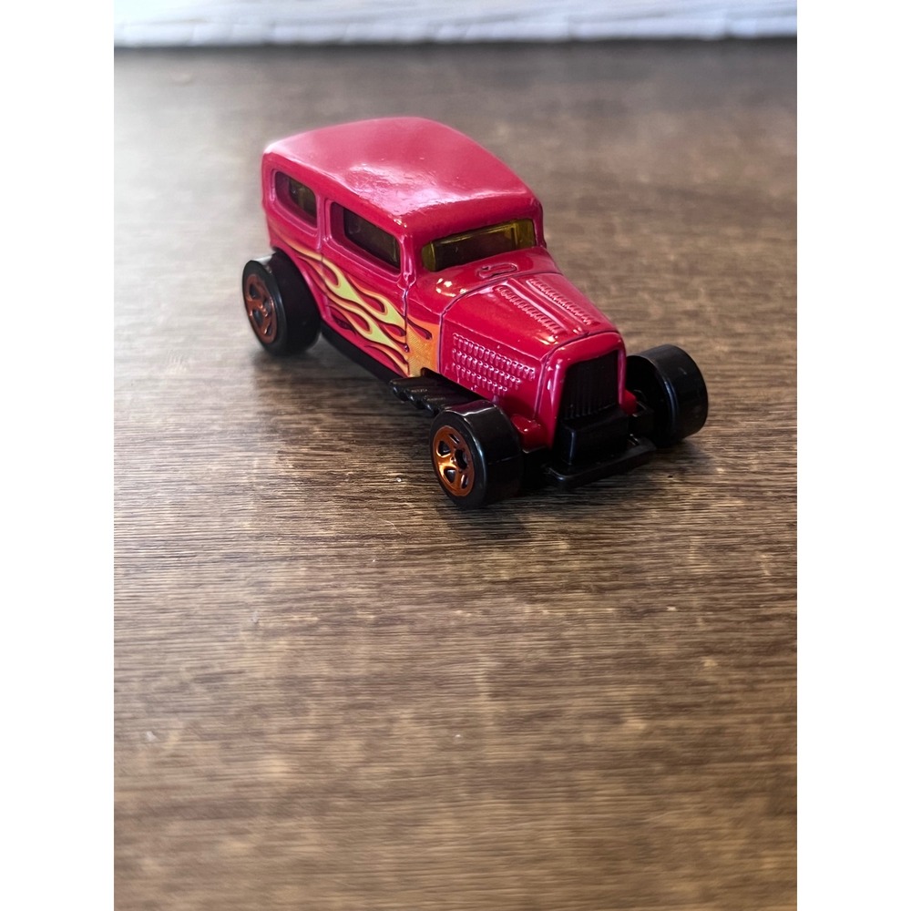 Hot Wheels 2017 Multipack Exclusive Midnight Otto Hot Rod Red Loose EUC Rat Rod